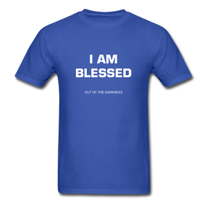 I Am Blessed Unisex Standard T-Shirt - royal blue