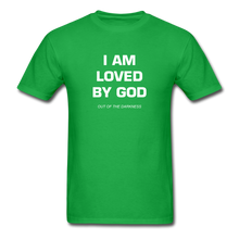 Load image into Gallery viewer, I Am Loved By God Unisex Standard T-Shirt - bright green