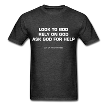Load image into Gallery viewer, Ask God for Help Unisex Standard  T-Shirt - heather black