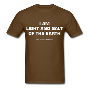 Light and Salt of the Earth Unisex Standard T-Shirt - brown