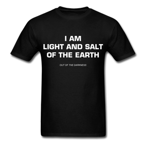 Light and Salt of the Earth Unisex Standard T-Shirt - black