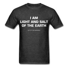 Load image into Gallery viewer, Light and Salt of the Earth Unisex Standard T-Shirt - heather black