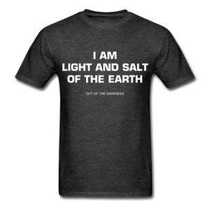 Light and Salt of the Earth Unisex Standard T-Shirt - heather black