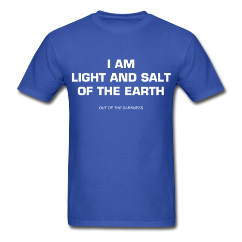 Light and Salt of the Earth Unisex Standard T-Shirt - royal blue