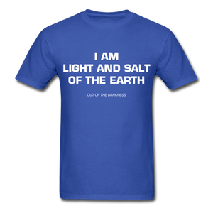 Light and Salt of the Earth Unisex Standard T-Shirt - royal blue