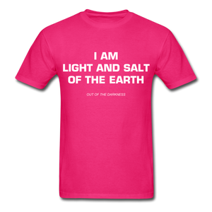 Light and Salt of the Earth Unisex Standard T-Shirt - fuchsia