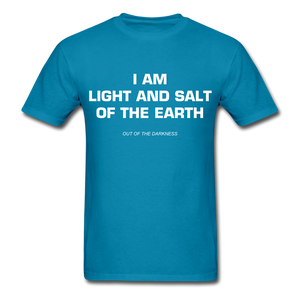 Light and Salt of the Earth Unisex Standard T-Shirt - turquoise