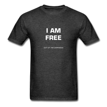 Load image into Gallery viewer, I Am Free Unisex Standard T-Shirt - heather black