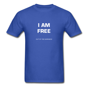 I Am Free Unisex Standard T-Shirt - royal blue
