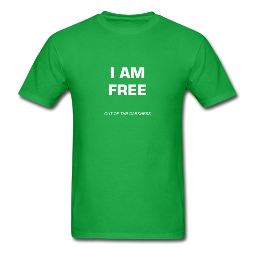 I Am Free Unisex Standard T-Shirt - bright green