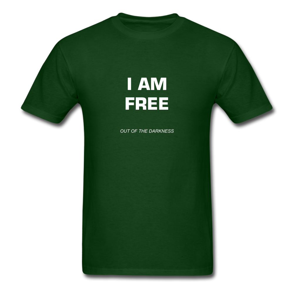 I Am Free Unisex Standard T-Shirt - forest green