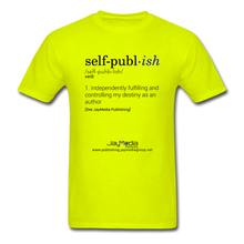 Load image into Gallery viewer, Self-Publ-ish Unisex Classic T-Shirt - safety green