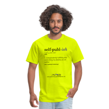 Load image into Gallery viewer, Self-Publ-ish Unisex Classic T-Shirt - safety green