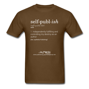 Self-Publ-ish Unisex Classic T-Shirt Dark - brown