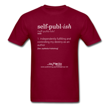 Load image into Gallery viewer, Self-Publ-ish Unisex Classic T-Shirt Dark - burgundy