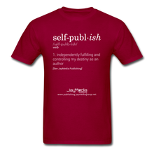 Load image into Gallery viewer, Self-Publ-ish Unisex Classic T-Shirt Dark - dark red