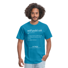 Load image into Gallery viewer, Self-Publ-ish Unisex Classic T-Shirt Dark - turquoise