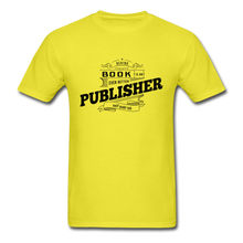 Load image into Gallery viewer, Behind Every Good Book Unisex Classic T-Shirt - Vintage - yellow