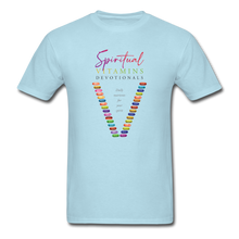 Load image into Gallery viewer, Spiritual Vitamins Unisex Classic T-Shirt - powder blue