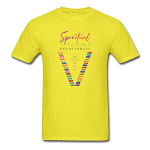 Spiritual Vitamins Unisex Classic T-Shirt - yellow