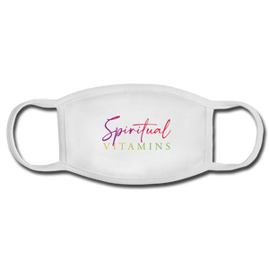 Spiritual Vitamins Face Mask - white/white