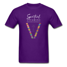 Load image into Gallery viewer, Spiritual Vitamins Unisex Classic T-Shirt - purple
