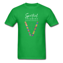 Load image into Gallery viewer, Spiritual Vitamins Unisex Classic T-Shirt - bright green