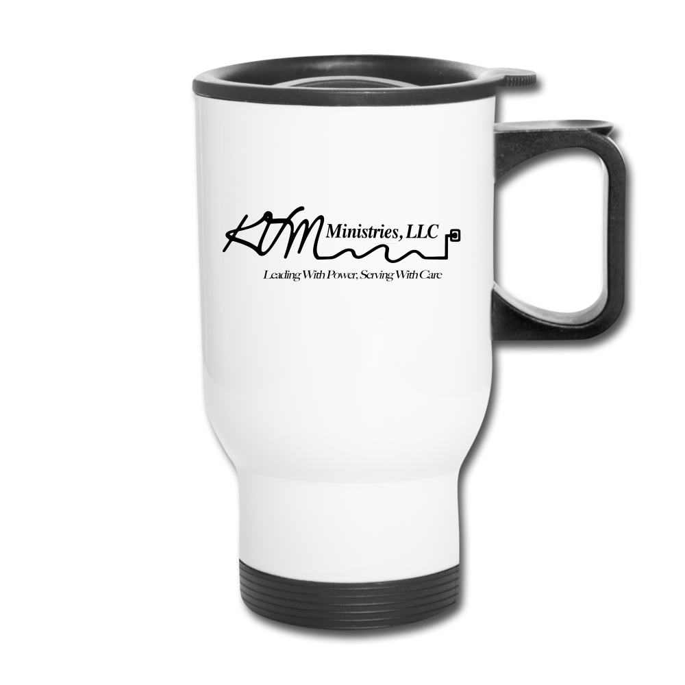 KVM Travel Mug - white