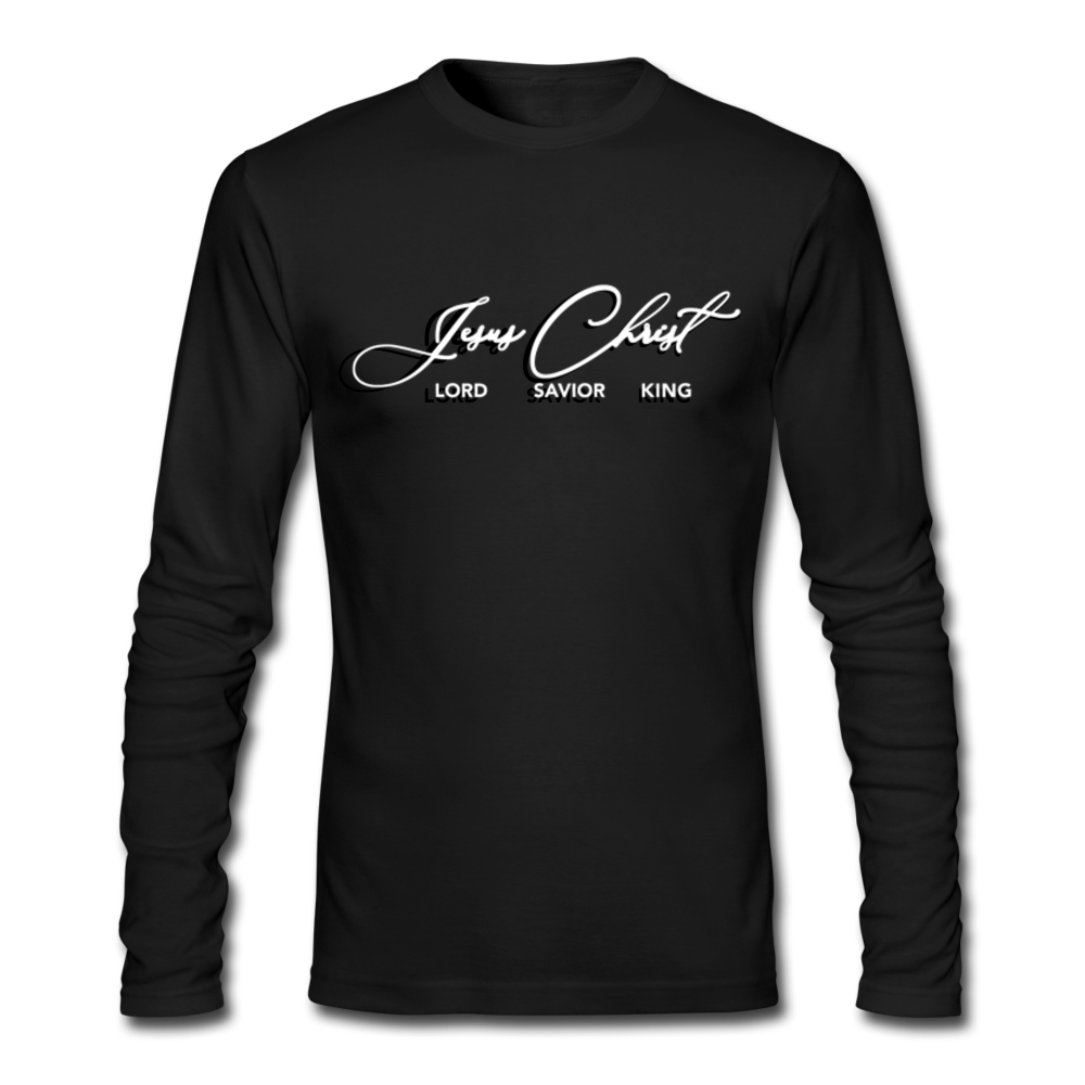 Jesus Christ Unisex Long Sleeve T-Shirt - Dark - black