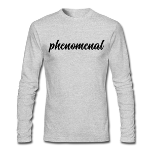 phenomenal Unisex Long Sleeve T-Shirt - Light - heather gray