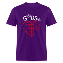 Load image into Gallery viewer, For God So Loved the World Unisex Classic T-Shirt - Dark - purple
