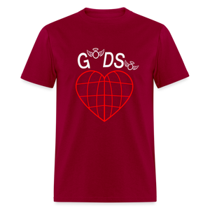 For God So Loved the World Unisex Classic T-Shirt - Dark - dark red