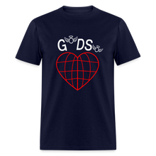 Load image into Gallery viewer, For God So Loved the World Unisex Classic T-Shirt - Dark - navy