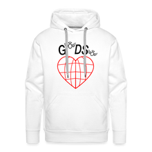 Load image into Gallery viewer, For God So Loved the World Unisex Premium Hoodie - Light - white