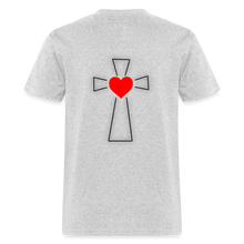 Load image into Gallery viewer, For God So Loved the World Unisex Classic T-Shirt - Light - heather gray