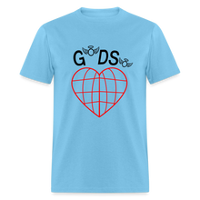 Load image into Gallery viewer, For God So Loved the World Unisex Classic T-Shirt - Light - aquatic blue