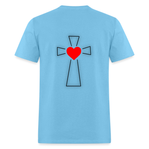 For God So Loved the World Unisex Classic T-Shirt - Light - aquatic blue