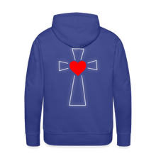 Load image into Gallery viewer, For God So Loved the World Unisex Premium Hoodie - Dark - royal blue