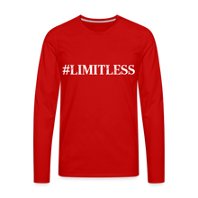 Load image into Gallery viewer, LIMITLESS Unisex Long Sleeve T-Shirt - Dark - red