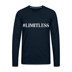 LIMITLESS Unisex Long Sleeve T-Shirt - Dark - deep navy